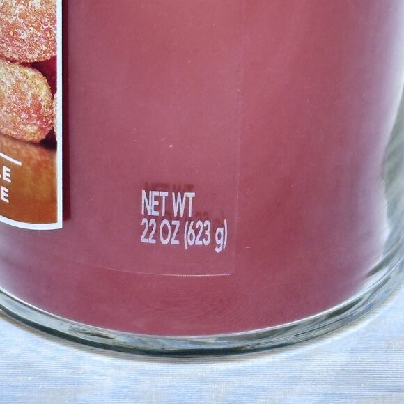 YANKEE CANDLE APPLE SPICE 22 oz LARGE 2-WICK TUMBLER RETIRED SCENT - NEW - Picture 2 of 4